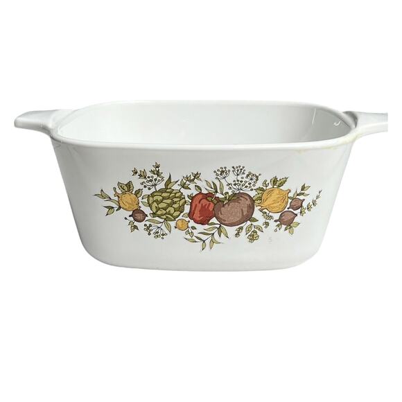 Vtg Corning Ware Spice Of Life 2.75 Cup Casserole Dish No Lid Tiny Chip READ - Picture 1 of 12